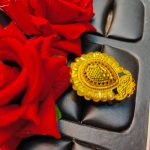 3.5 mg pure gold plated finger ring