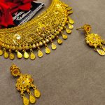 3.5 mg pure gold plated choker